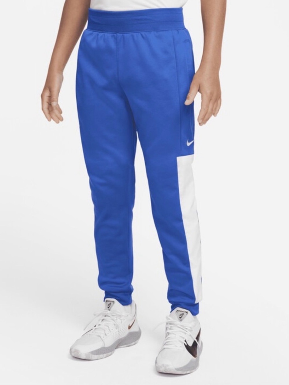 Nike Therma-FIT Elite Joggers Royal Blue - Youth Small Athletic Pants